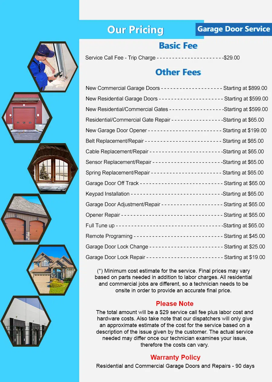 Neighborhood Garage Door Repair Service Miami Gardens, FL 786-373-2482